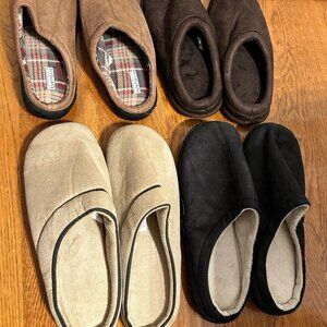 MEN'S Slippers LOT – Various Sizes 10-11